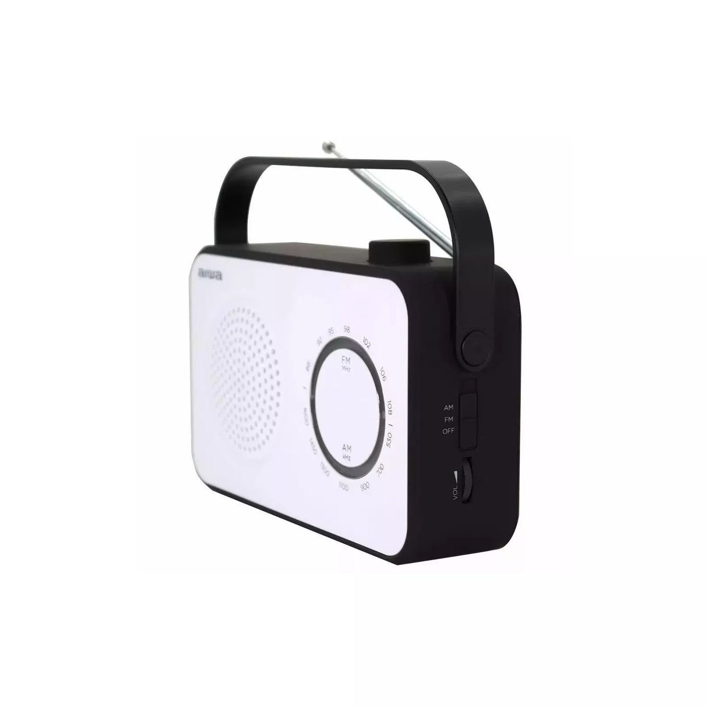Aiwa R190BW AM/FM Portable Radio Mains or Battery Power