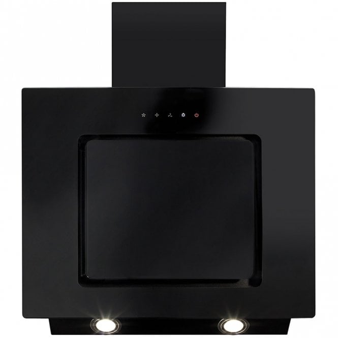CDA EVA60BL 60CM Flat Glass Angled Extractor