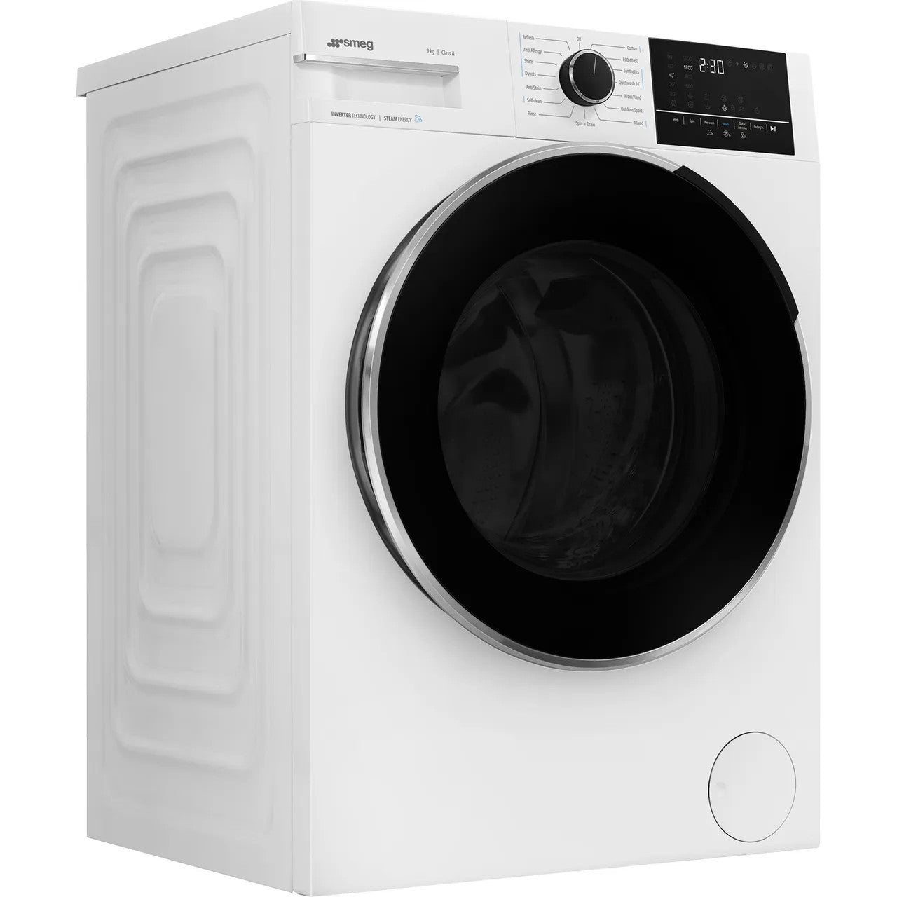 Smeg WNP96SLAAUK Auto Dose 9kg 1600 Spin A Rated Washing Machine