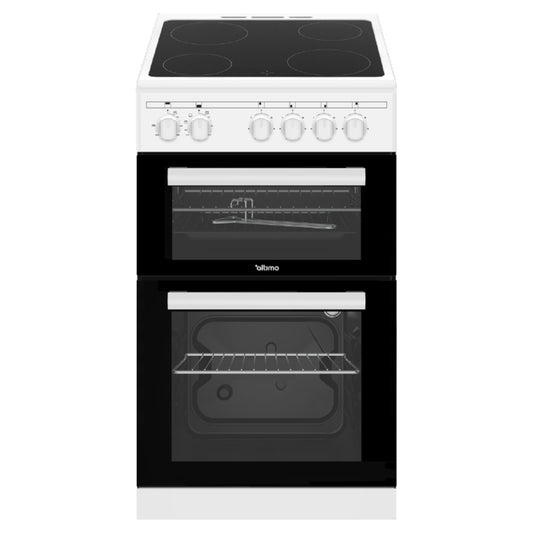Altimo CETC502W 50cm Twin Cavity Electric Cooker