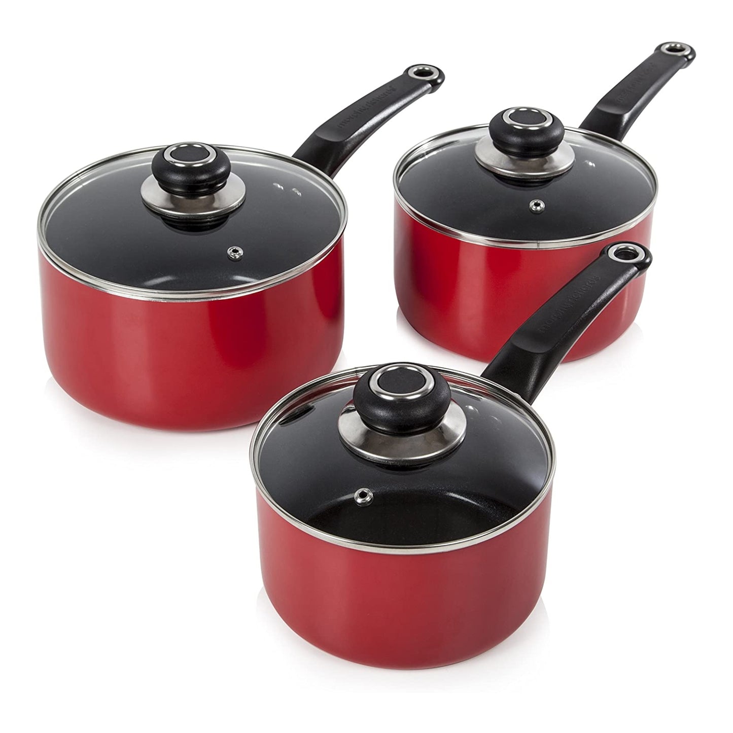 Morphy Richards 20 Piece Red Pan Set