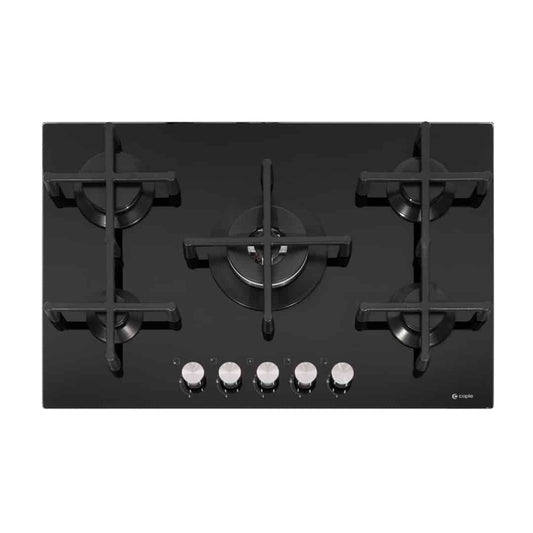 Caple C7571G 5 Burner Gas On Glass Hob