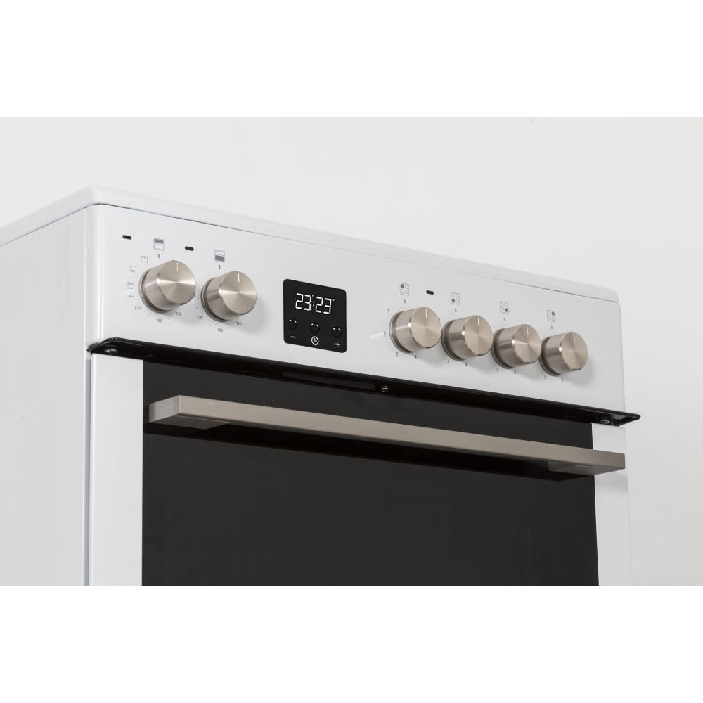 Creda C60CDOW 60cm White Double Oven Electric Cooker