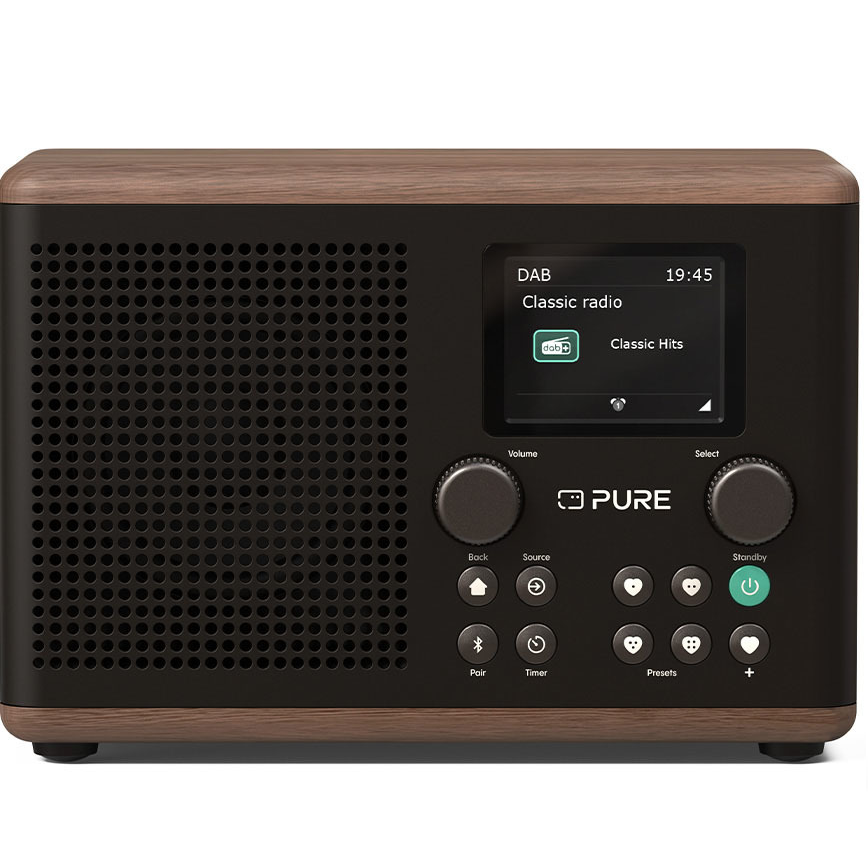 Pure H4 Compact DAB+ / FM Portable Radio With Bluetooth