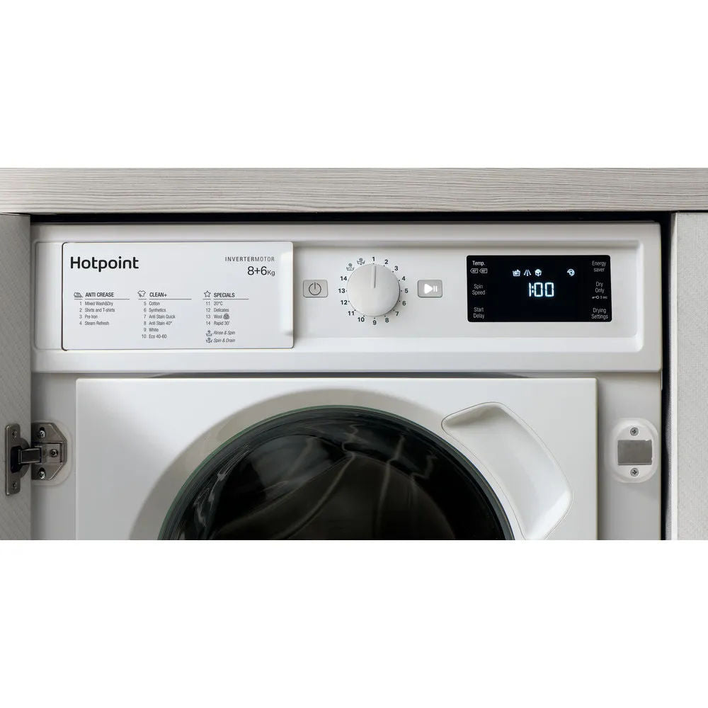 Hotpoint BIWDHG861485 8KG / 6KG Built In Washer Dryer