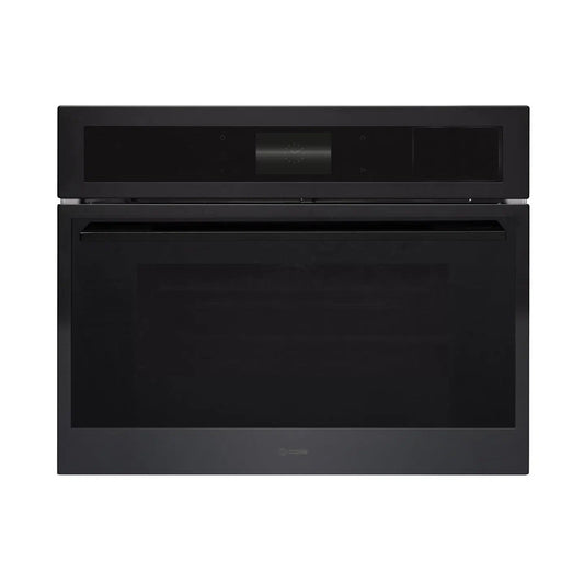 Caple CMS260BS Black Steel Built In Combi Microwave with Fan Oven, Grill & Steam