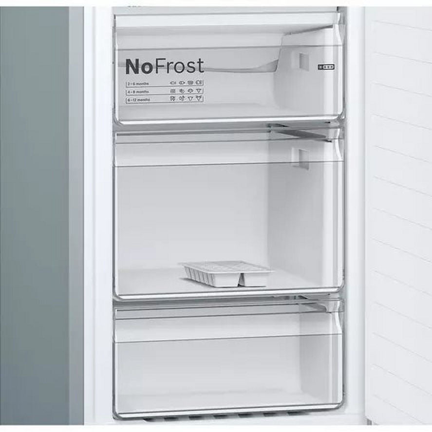 Bosch KGN34NLEAG 60cm Silver ( 186cm High ) Frost Free Fridge Freezer