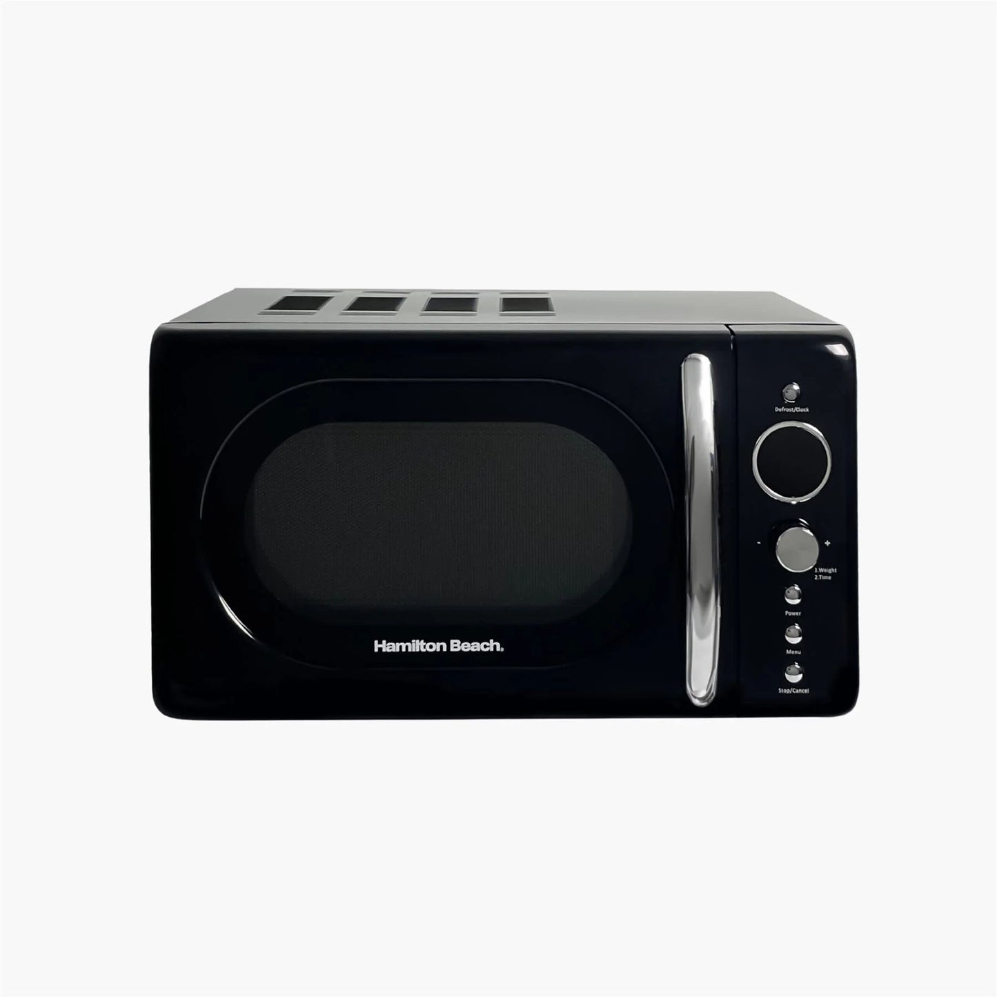 Hamilton Beach HB70H20B Retro 20 Litre Black Solo Microwave