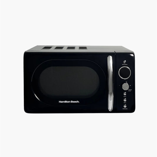 Hamilton Beach HB70H20B Retro 20 Litre Black Solo Microwave