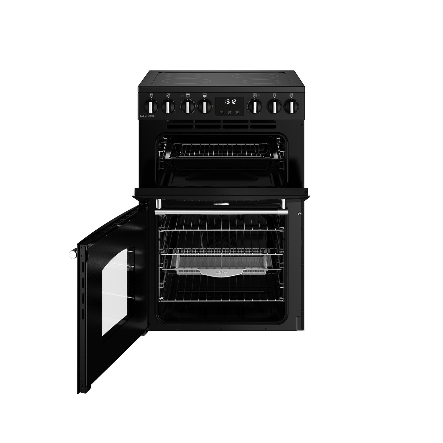 Belling Mini 60cm Black Farmhouse Electric Range Cooker