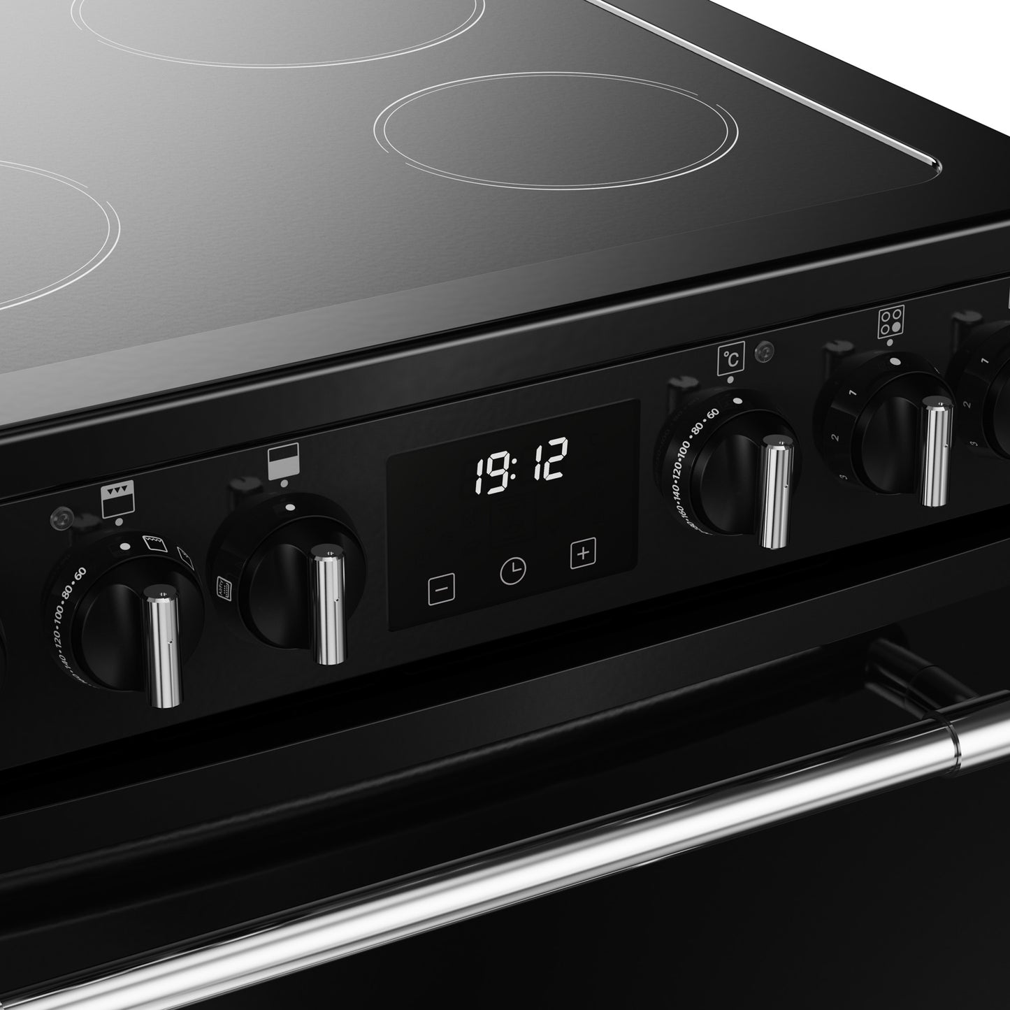 Belling Mini 60cm Black Farmhouse Electric Range Cooker