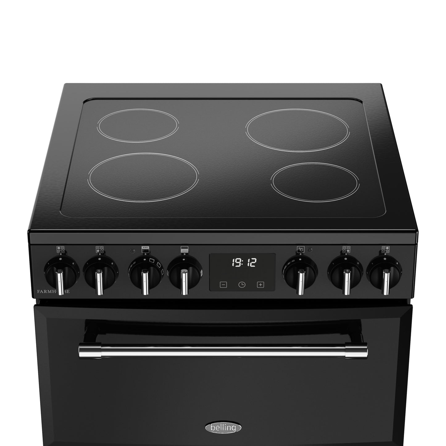 Belling Mini 60cm Black Farmhouse Electric Range Cooker