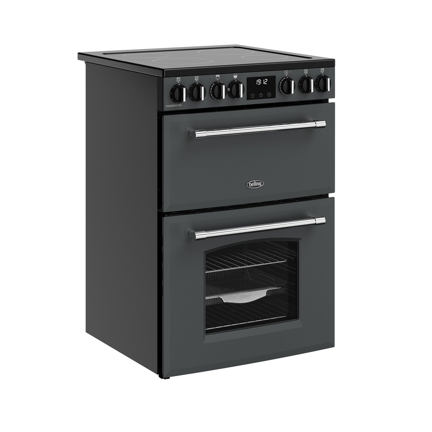 Belling Mini 60cm Anthracite Farmhouse Electric Range Cooker