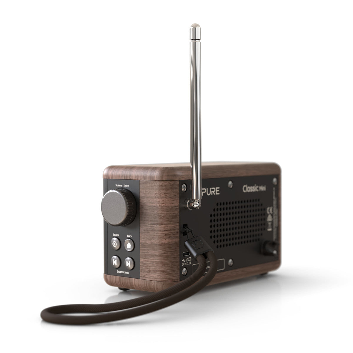 Pure Classic Mini (Cotton White) Compact Radio