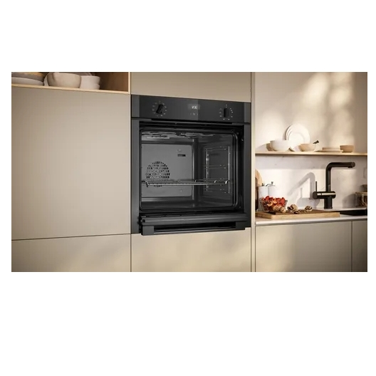 Neff B3ACE4AG3B N50 ( Graphite ) Built-In Single Slide & Hide Fan Oven
