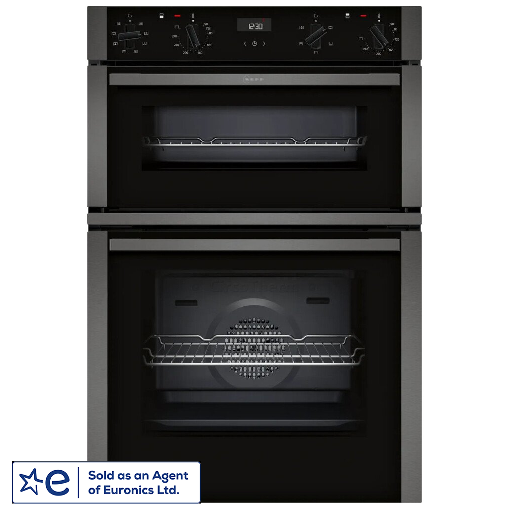 Neff U1ACE2AG3B N50 ( Graphite ) Built-In Electric Double Oven