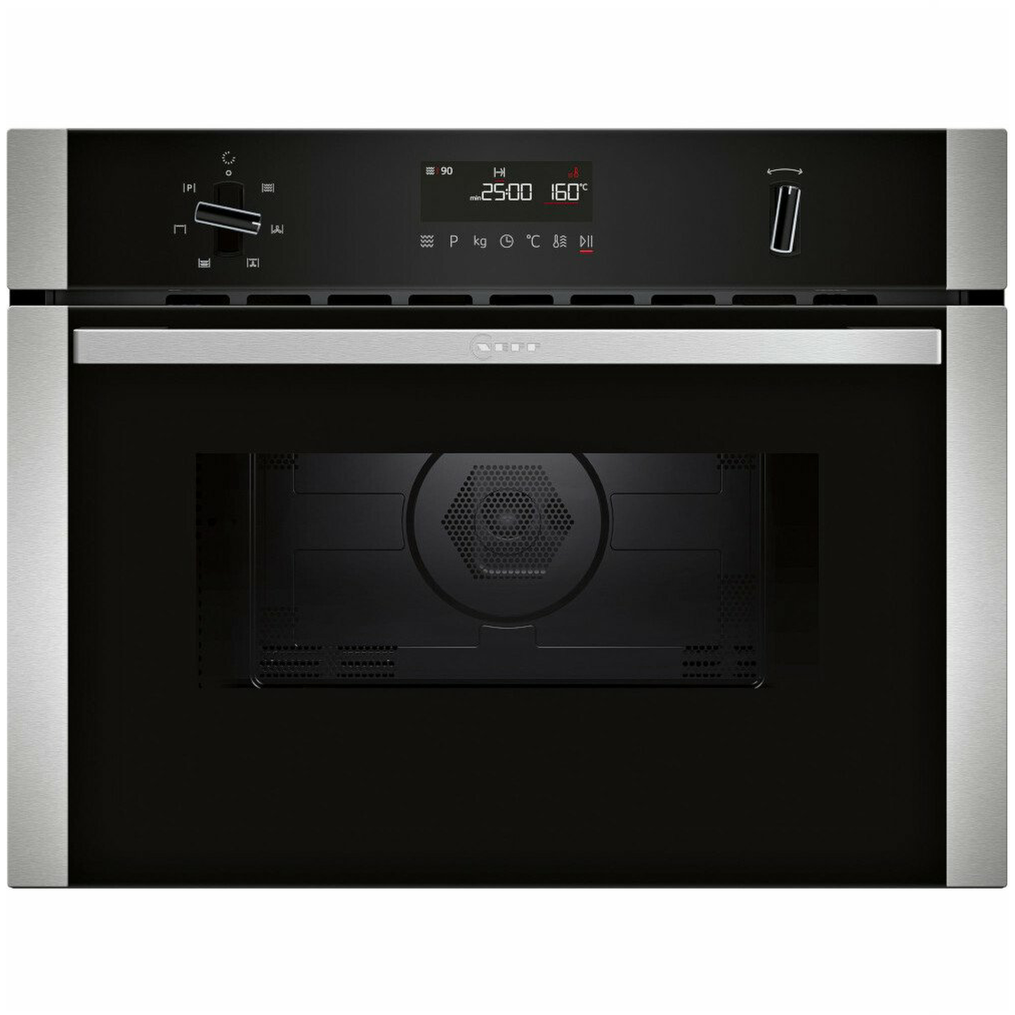 Neff C1AMG84N1B N50 ( Stainless ) 45cm Built-in Combi Microwave Oven