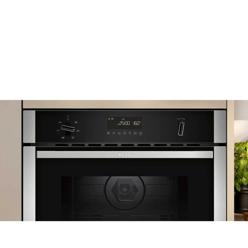 Neff C1AMG84N1B N50 ( Stainless ) 45cm Built-in Combi Microwave Oven