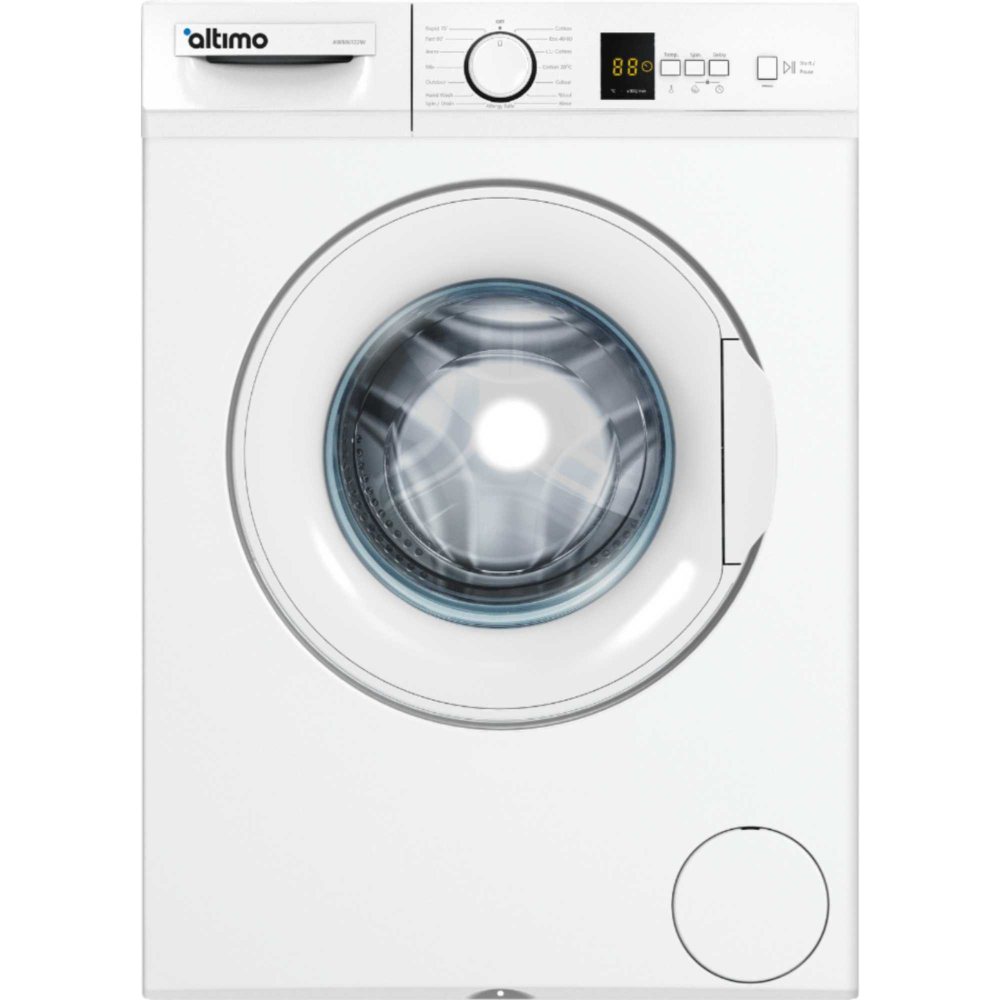 Altimo AWM6122W 6Kg 1200 Spin Washing Machine