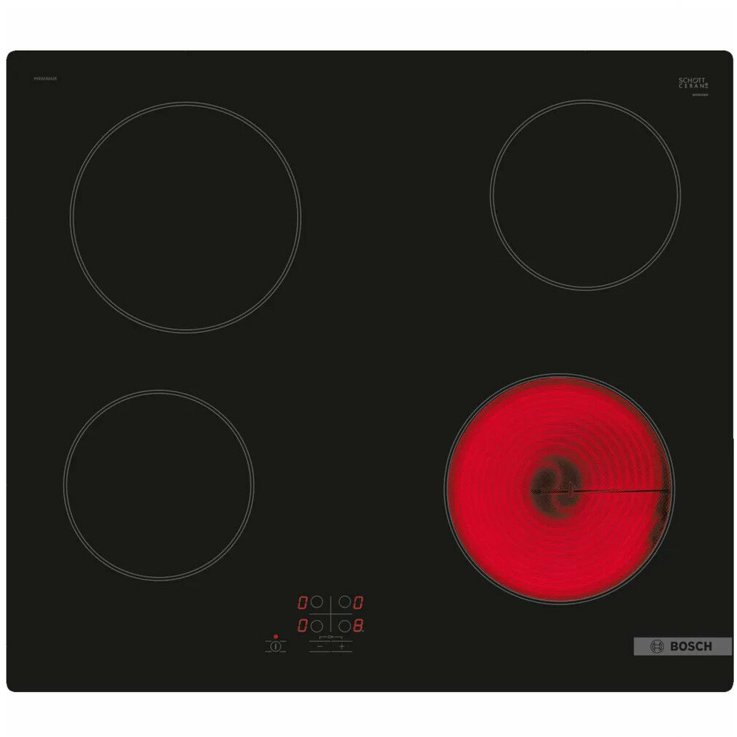 Bosch PKE61RAA8B Series 2 Touch control Built- in Electric Ceramic Hob