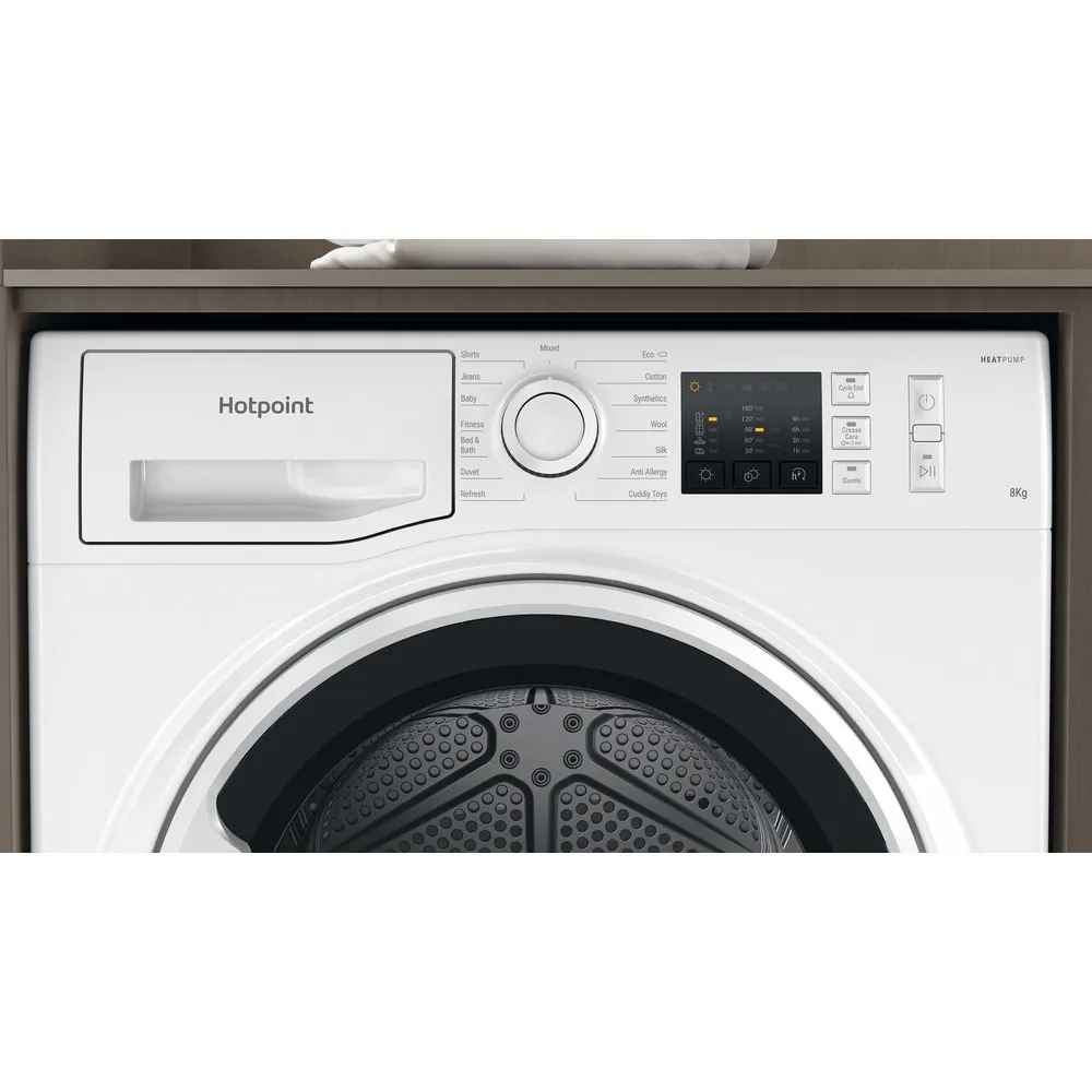 Hotpoint NTM1081WKUK 8kg Heat Pump Tumble Dryer