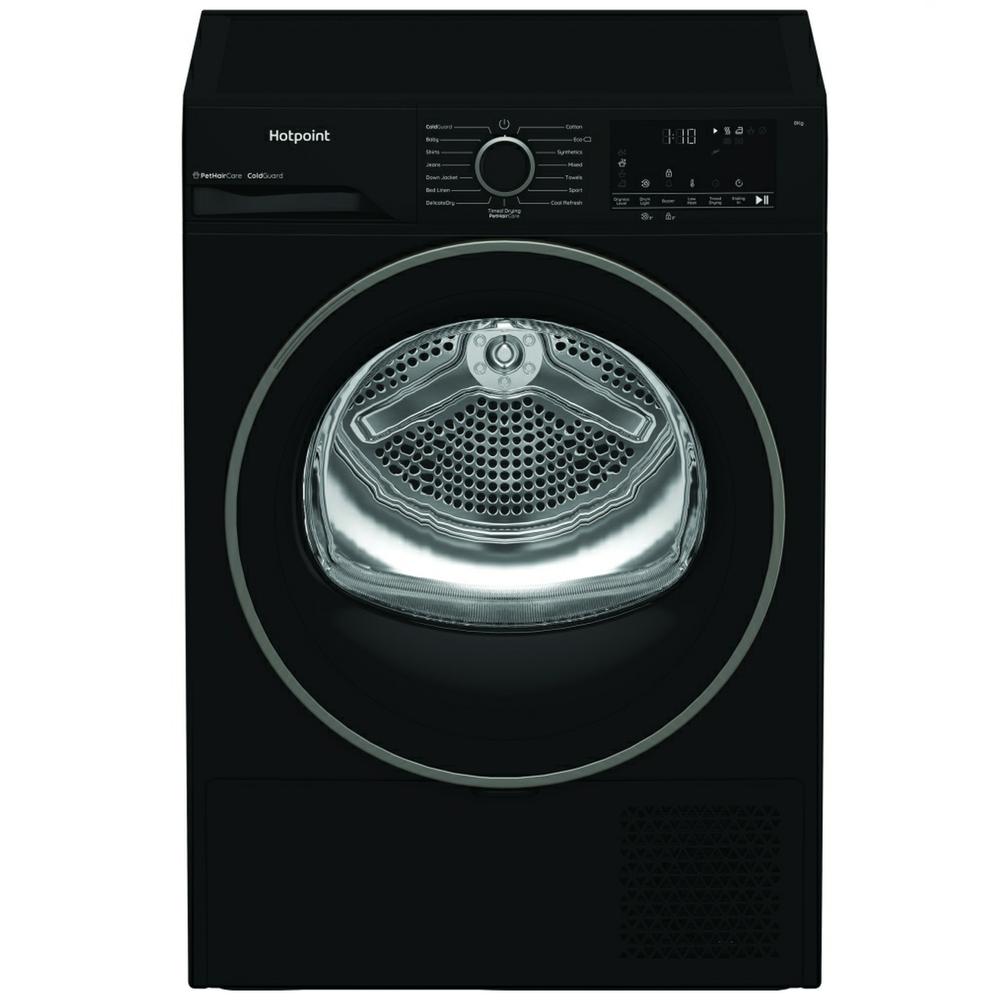 Hotpoint CHSD82MBBUK 8KG Black Heat Pump Tumble Dryer With Cold Guard