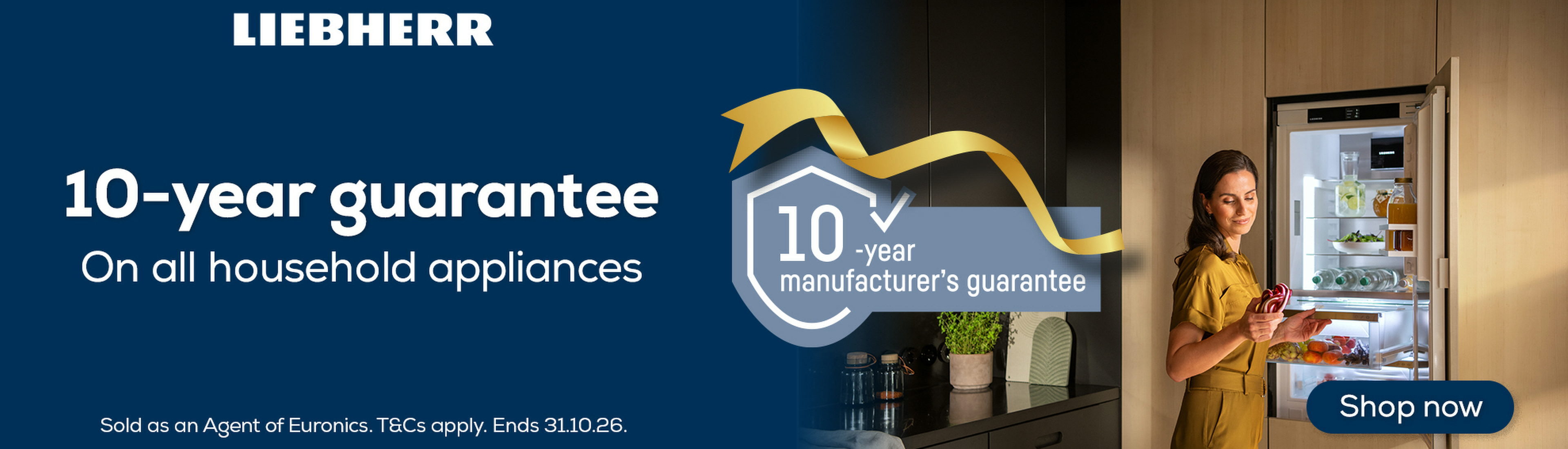 Liebherr Free 10 Year Warranty Through 31st October 2026