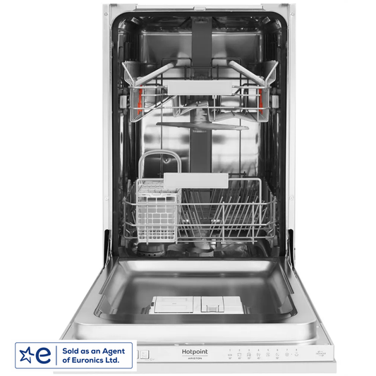 Hotpoint HSICIH4798BI 10 Place Setting  ( E Rated 9 Litres ) Built In Slim Line Dishwasher
