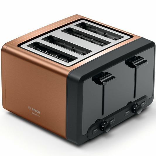 Bosch DesignLine 4 Slice Toaster TAT4P449 Copper