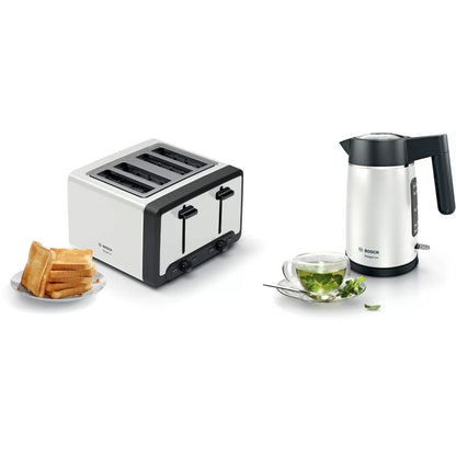 Bosch DesignLine 4 Slice Toaster TAT4P441 White