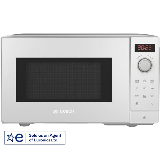 Bosch FFL023MWOB Series 2 20 Litre Solo White Microwave Oven With Auto Pilot