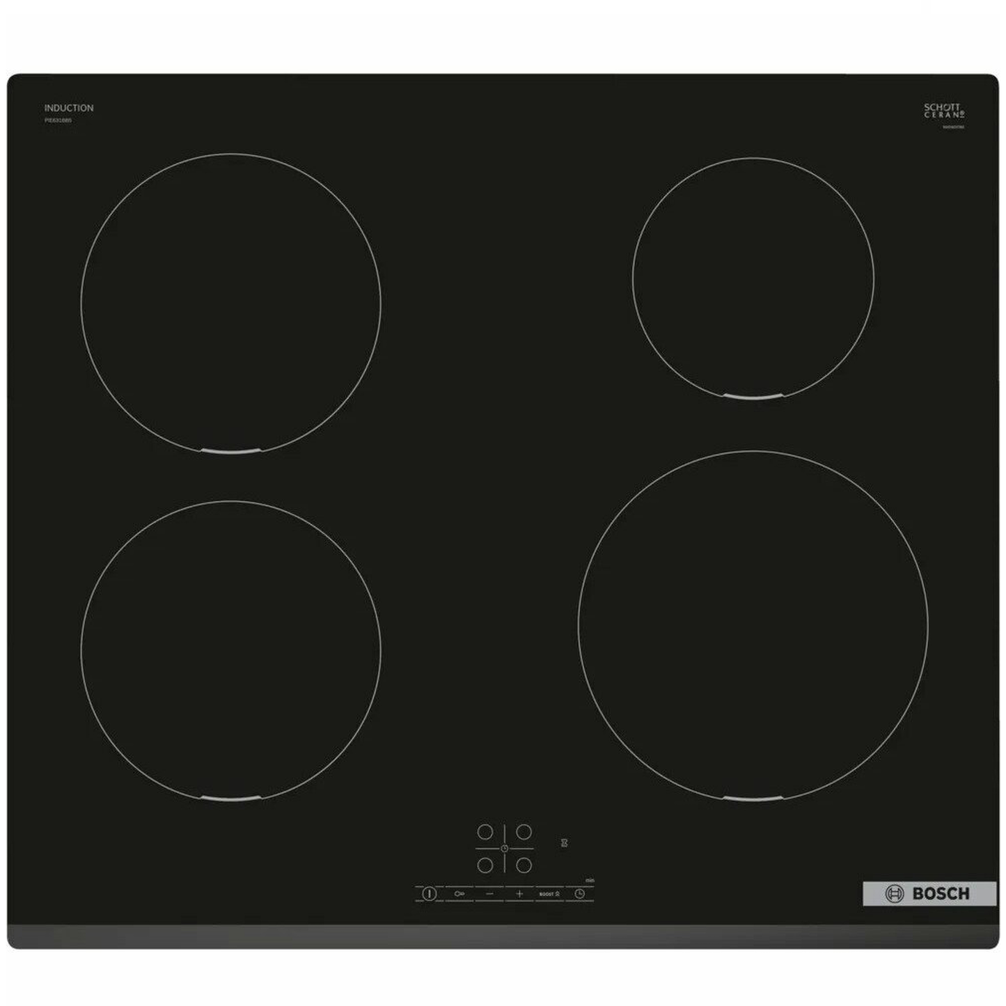 Bosch PIE631BB5E Built- in Hard Wired Electric Induction Hob