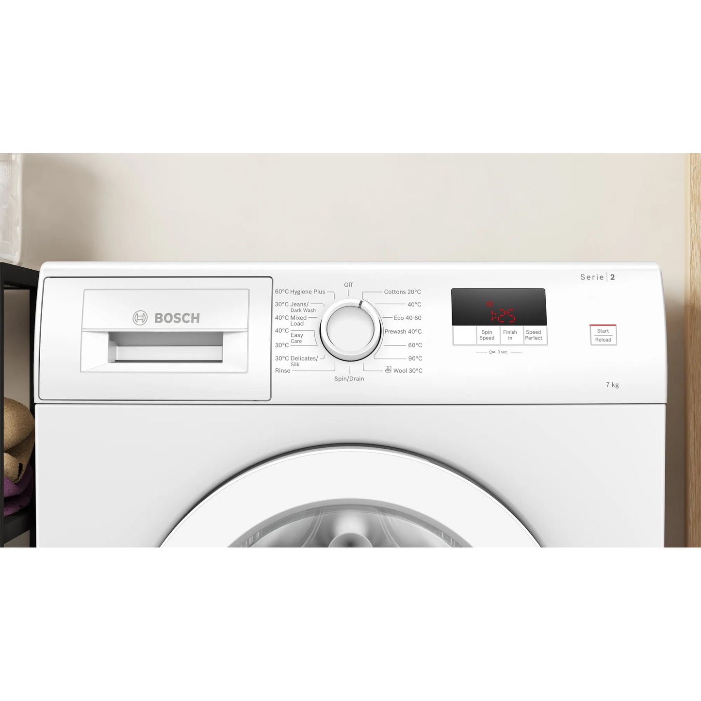 Bosch WAJ28001GB 7kg 1400 Spin Series 2 Washing Machine