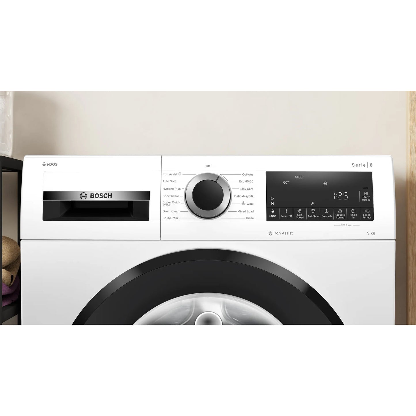 Bosch WGG244F9GB ( Series 6 ) 9kg 1400 Spin i-Dos Washing Machine
