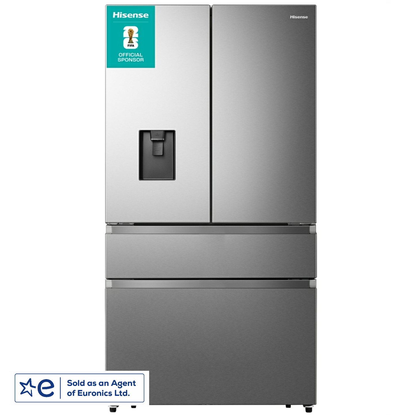 Hisense RF749N4SWSE American Fridge Freezer Water Only Non Plumbed