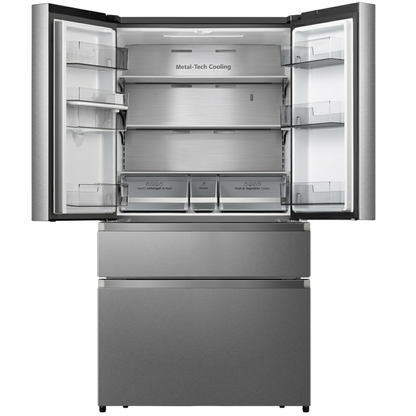 Hisense RF749N4SWSE American Fridge Freezer Water Only Non Plumbed