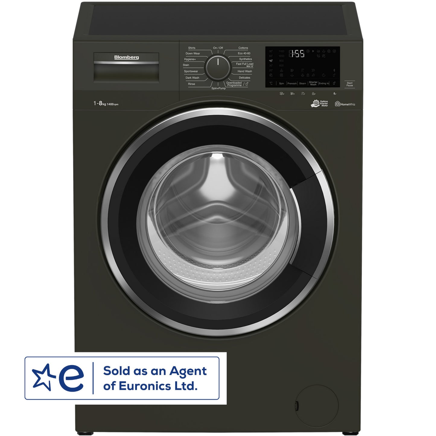 Blomberg LWF184620G 8kg 1400 Spin Graphite Washing Machine