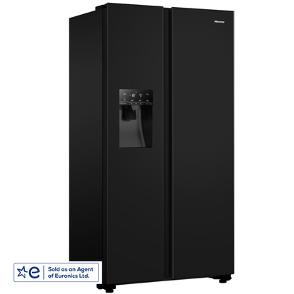 Hisense RS694N4TBE American Style Non Plumbed Water & Ice On Door