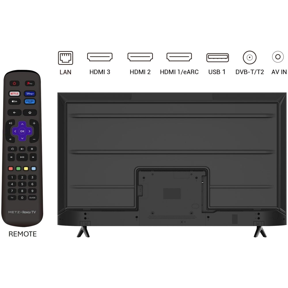 Metz 40MTD6000ZUK 40" Direct LED Full HD Smart Television