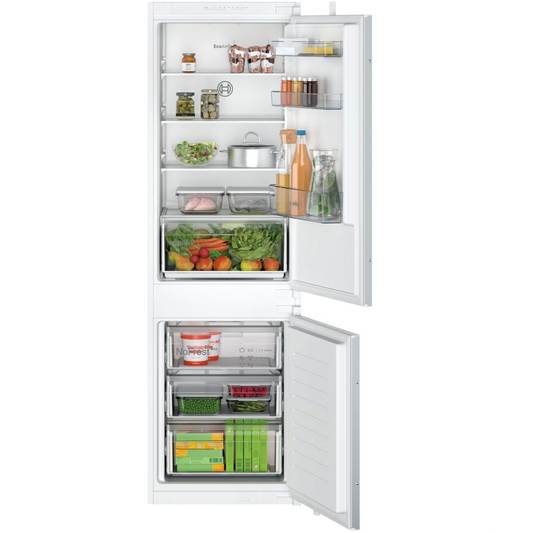 Bosch KIN86NSE0G 70/30 Built In Frost Free Fridge Freezer