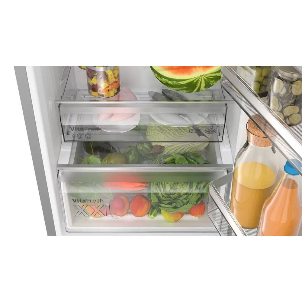 Bosch KGN392LDFG 60cm ( 203cm High) Inox 70/30 Frost Free Fridge Freezer