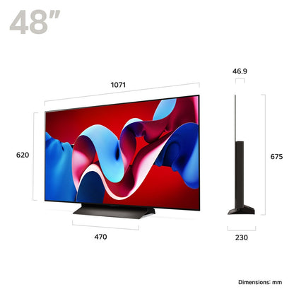 LG OLED 48C46LA.AEK 48" 4K OLED evo Smart Television