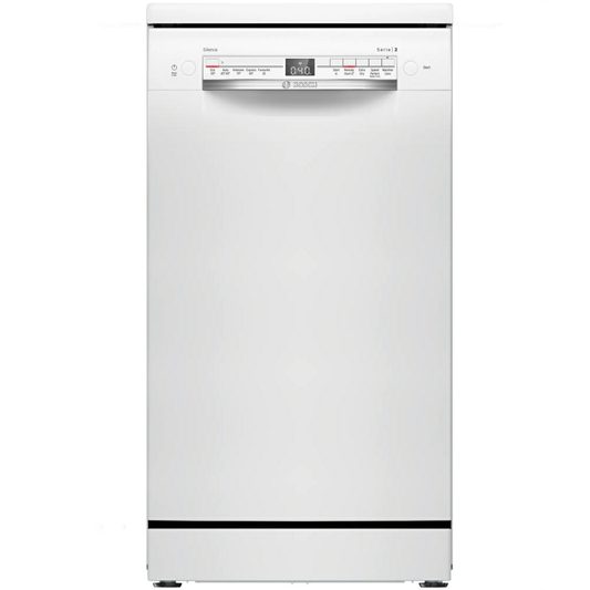 Bosch SPS2IKW01G 45cm 9 Place Setting  ( D Rated 9.5 Litres ) Slimline Dishwasher