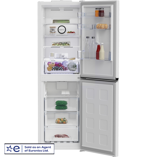 BEKO CNG4692VW 60cm ( 192cm High )  Harvest Fresh Frost Free Fridge Freezer