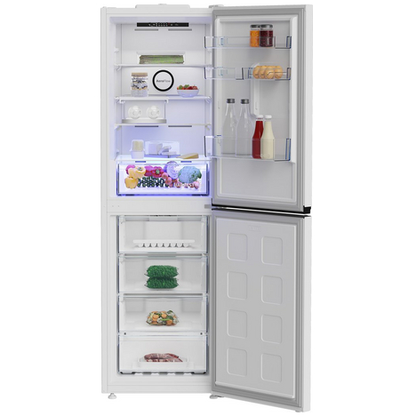 BEKO CNG4692VW 60cm ( 192cm High )  Harvest Fresh Frost Free Fridge Freezer