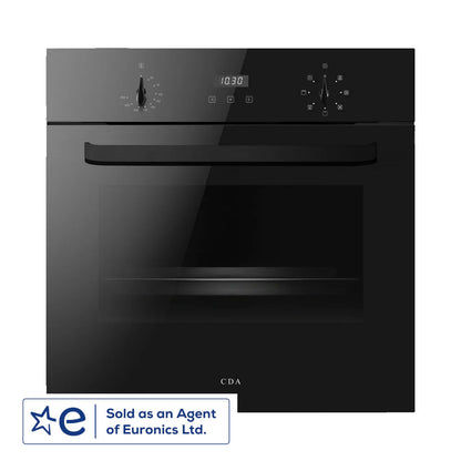 CDA SC223BL Black Built In Single Oven