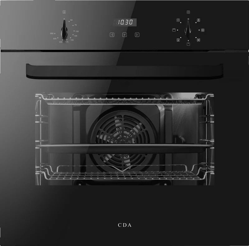 CDA SC223BL Black Built In Single Oven