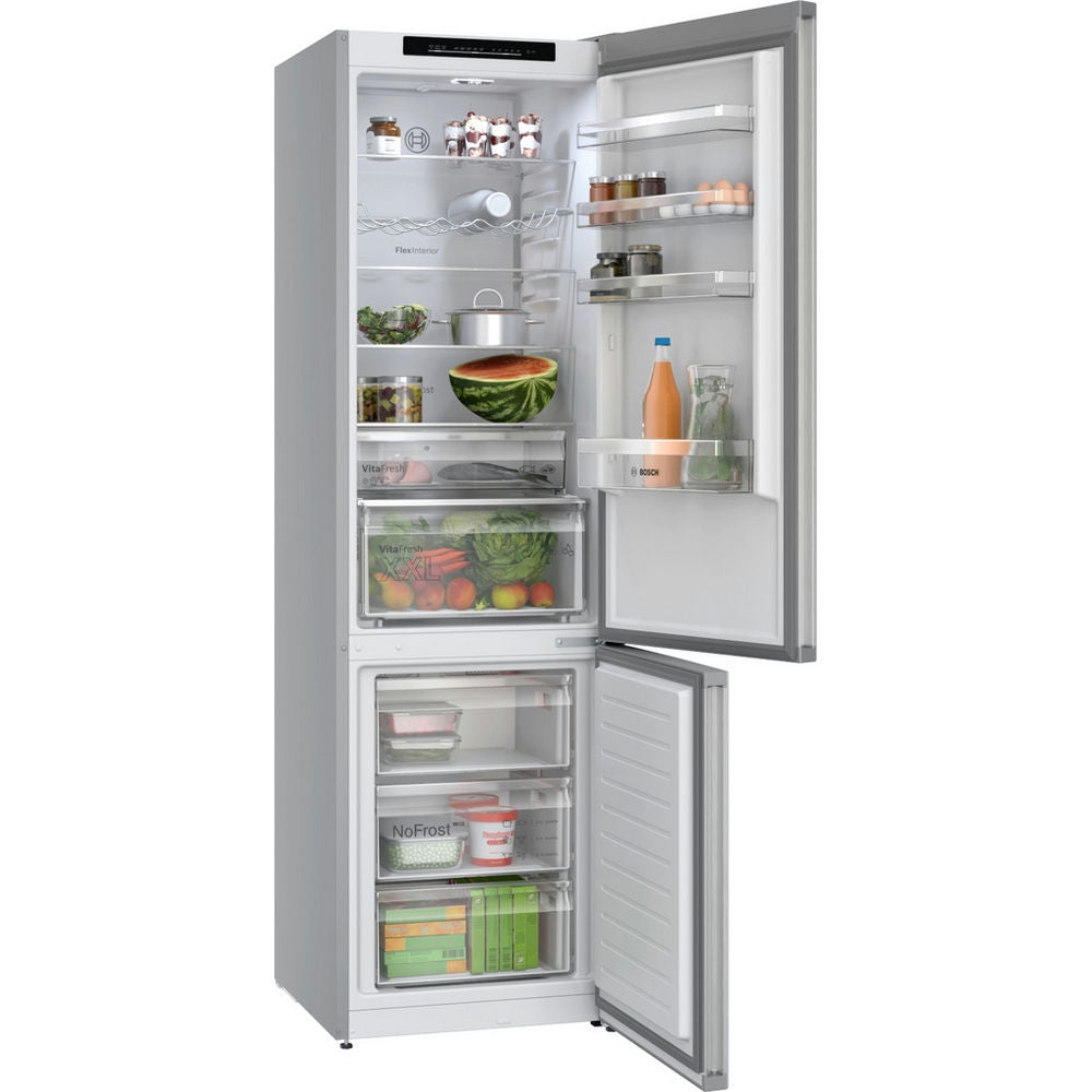 Bosch KGN392LAFG60cm ( 203cm High) Stainless Steel 70/30 Frost Free Fridge Freezer