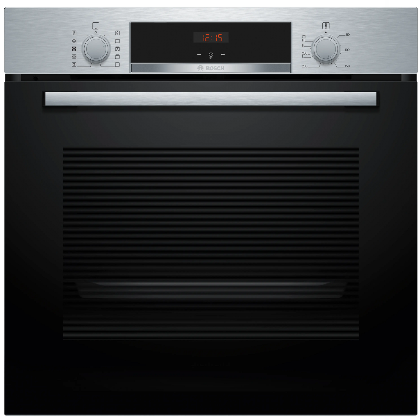 Bosch HQA534BS3B ( Series 4 ) Stainless Steel Built-In Single Fan Oven With Added Steam
