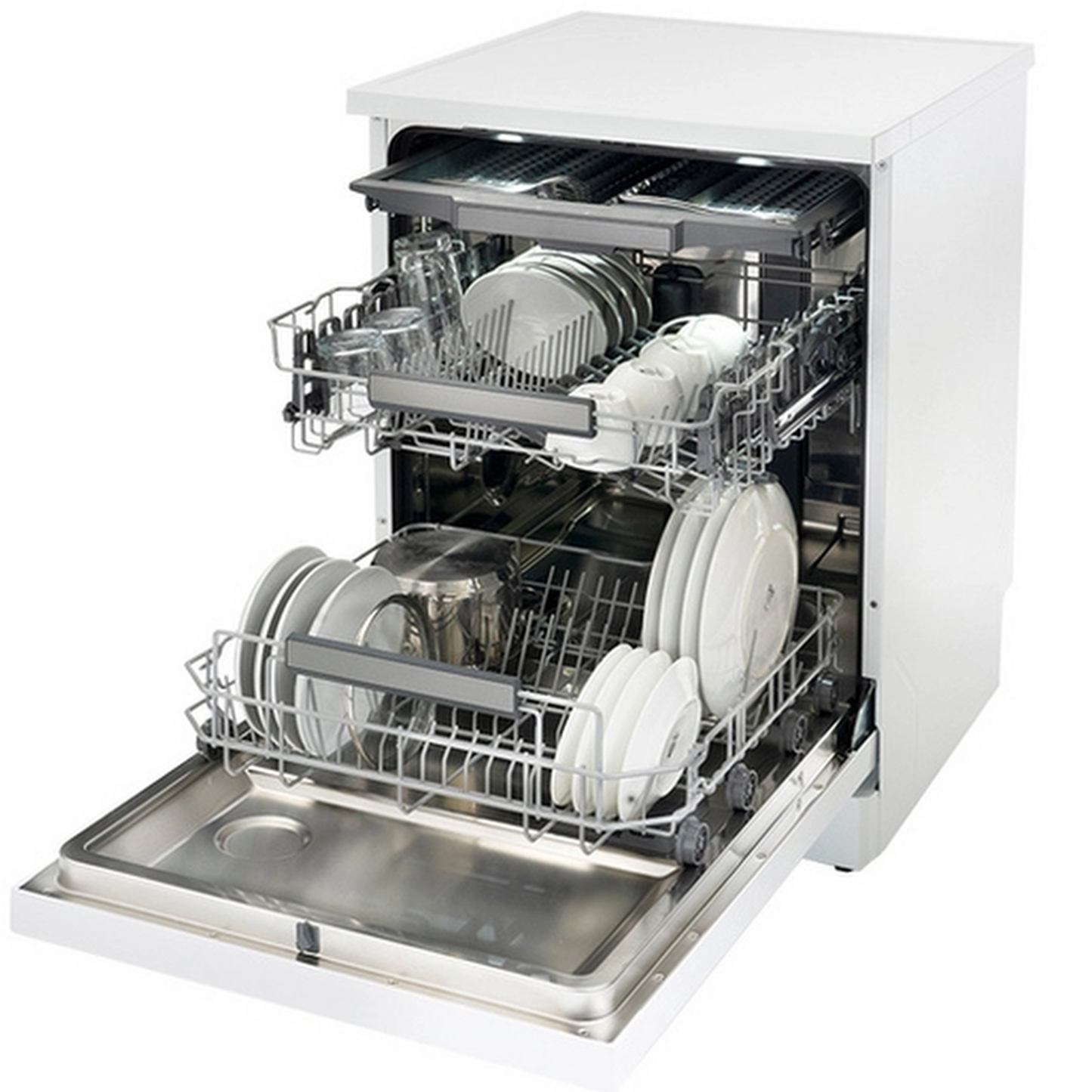 Schonhaus DWSF0115FSBW 60cm 15 Place Setting ( B Rated 9.5 Litres ) Full Size Dishwashe
